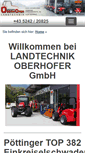 Mobile Screenshot of landtechnik-oberhofer.at
